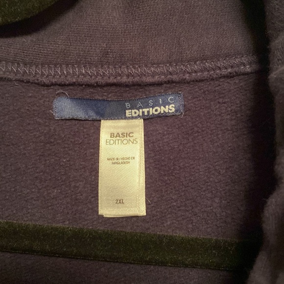 Basic Editions Mens Pull Over Sweater…size 2XL - Picture 3 of 3